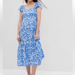Gap maternity maxi dress